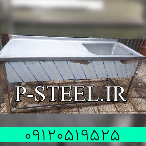 سینک استیل - وان استیل - سینک صنعتی - وان صنعتی  عکس شماره 4