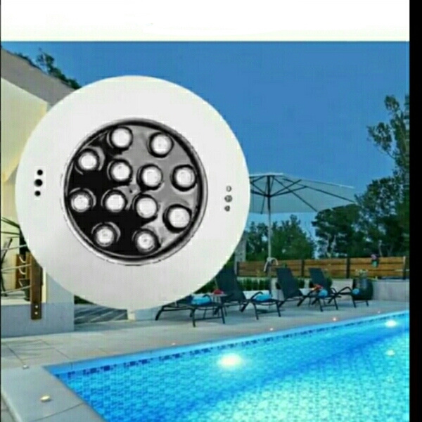 چراغ توکار استخری استیل فول مدل 18SERGB عکس شماره 4