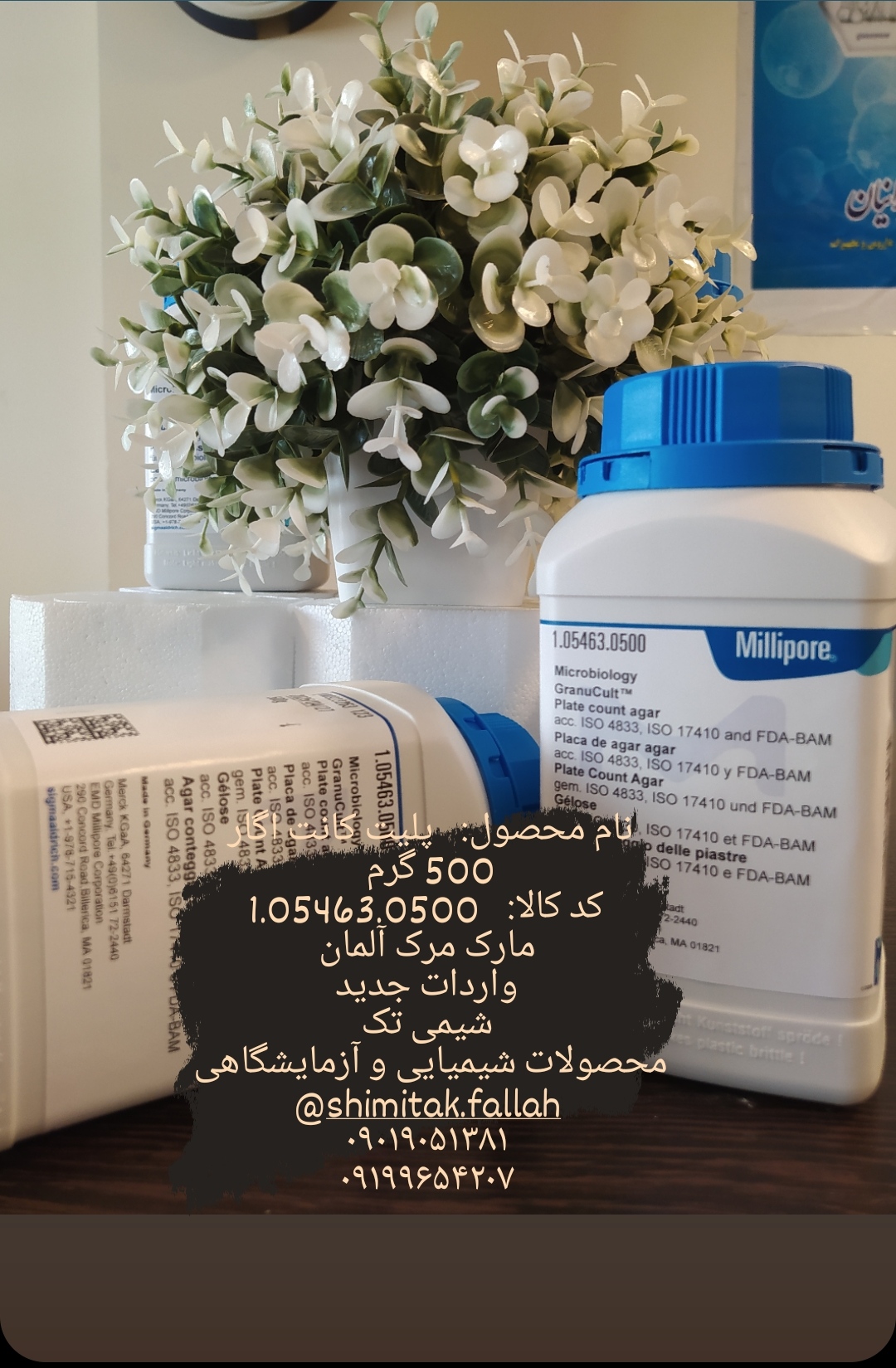 فروش ویژه پلیت کانت اگار 500 گرم مرک