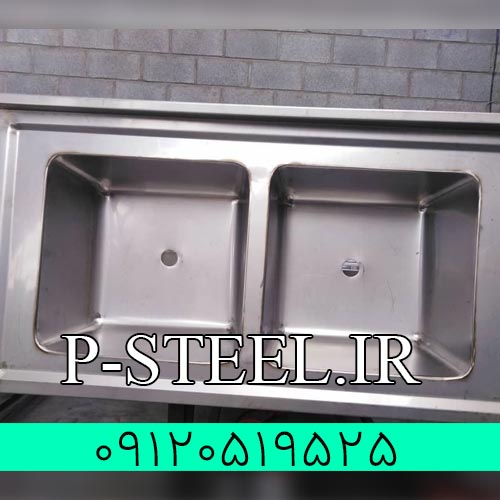 سینک استیل - وان استیل - سینک صنعتی - وان صنعتی  عکس شماره 5
