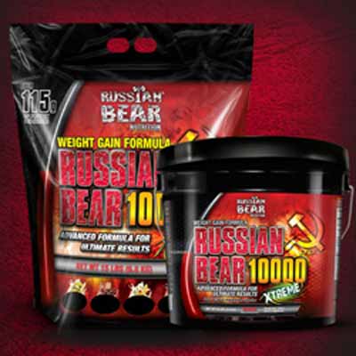 کربو پروتئین 10000 راشن بیر RussianBear 10000 Weight Gainer عکس شماره 1