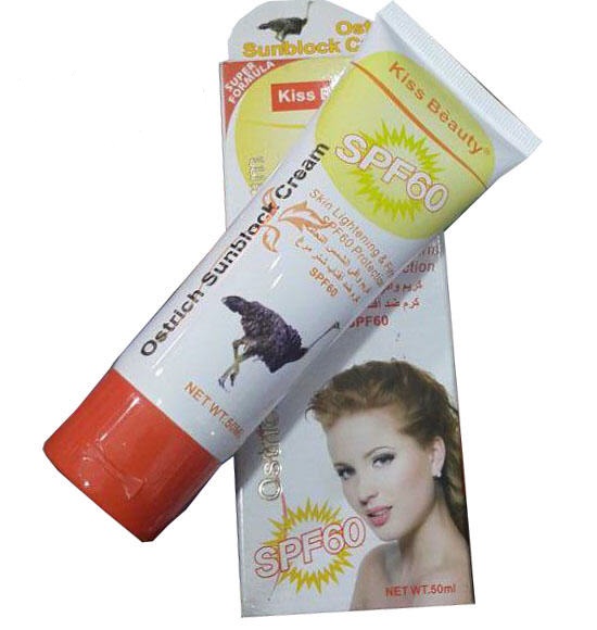 ضدآفتاب شترمرغ spf30 کیس بیوتی Kiss Beauty