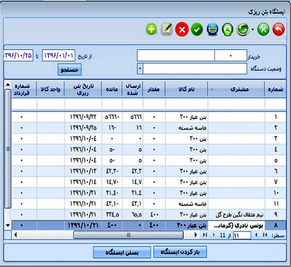 نرم افزار بتن آماده کیاسیستم