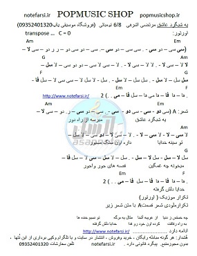 پکیج نتهای فارسی ارگ عکس شماره 4