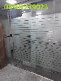 تعمیر درب شیشه ای لولایی , 09109077968