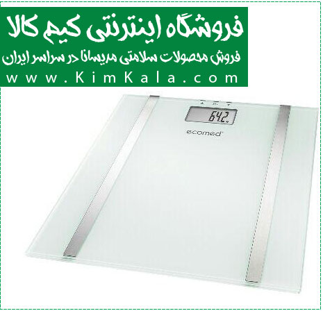 ترازو وزن کش دیجیتالی شیشه ای مدیسانا با قابلیت اندازه گیری چربی,ماهیچه و آب