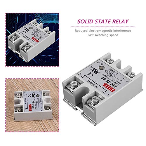 رله حالت جامد 25A تک فاز ( SSR-25DA )