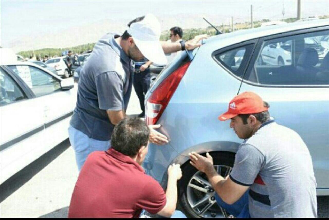 بازرسی و آموزش تشخیص رنگ شدگی اتومبیل مهندس باقری