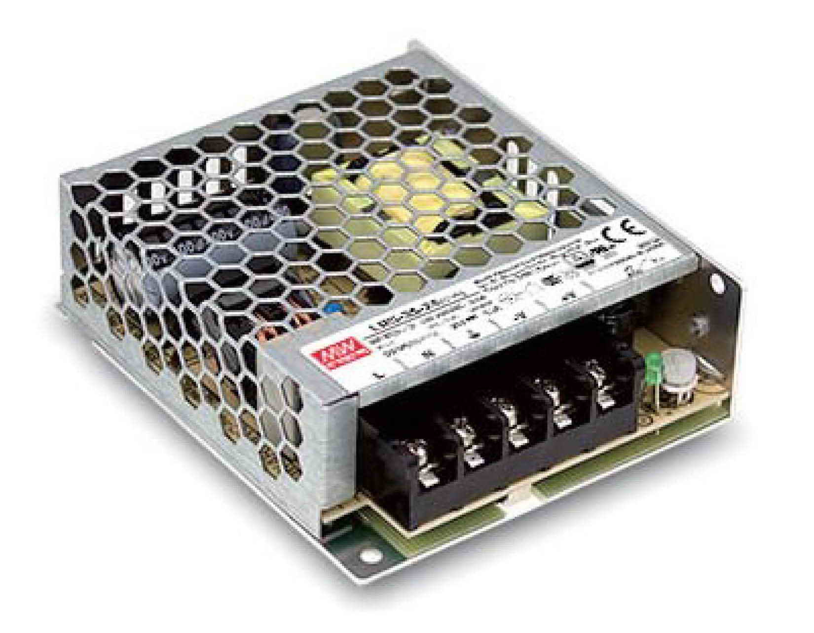 LRS-35, منبع تغذیه کف خواب مین ول 35 وات, منبع تغذیه 35 وات, Mean Well, MW